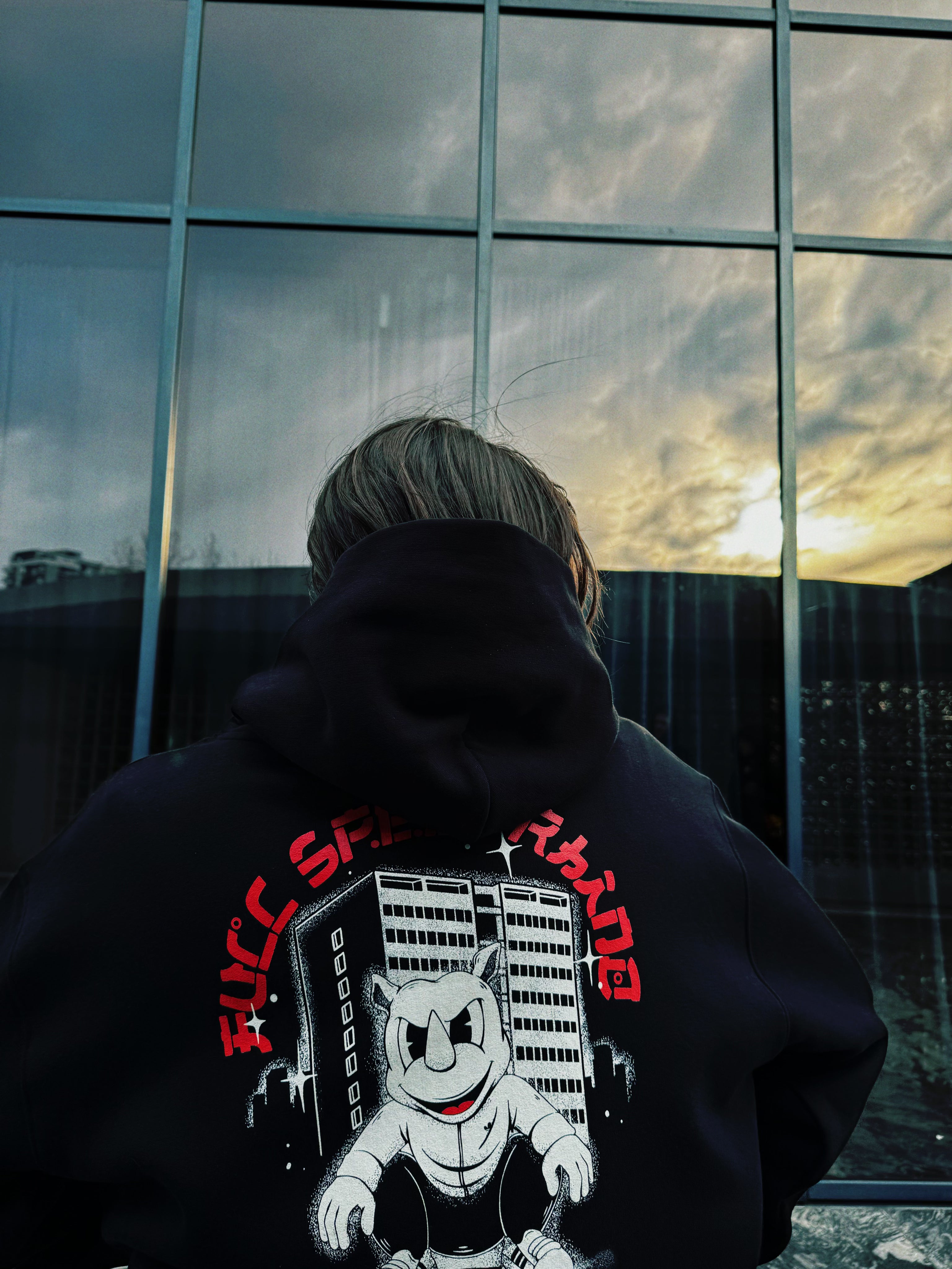 Cold Donk Block Oversized Hoodie